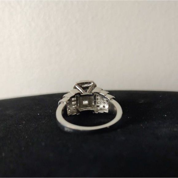 Sterling Silver Cocktail Ring Size 9.5 - Picture 3 of 5
